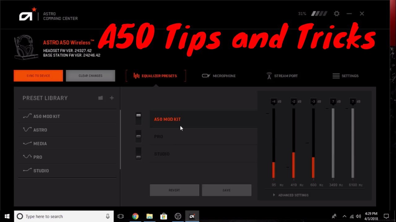 astro a50 software download